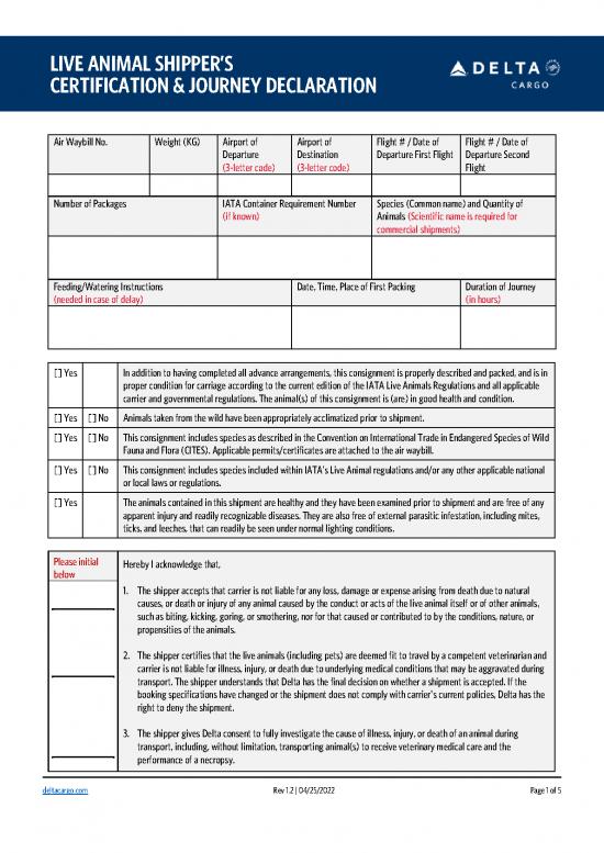 picture1_Iata Pdf 43582 | Shippers Certification And Journey Declaration Form