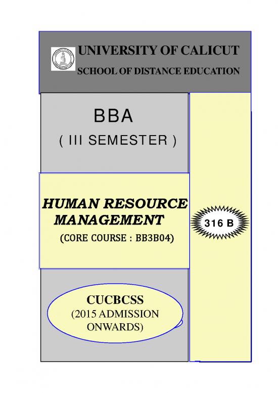picture Human Resource Management Pdf 43737 | Slm Iii Sem Bba Human Resource Management