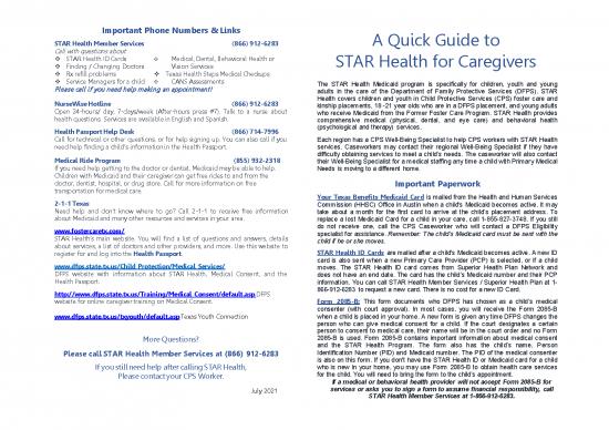 picture Star Health Comprehensive Pdf 44341 | Star Health Quick Guide English
