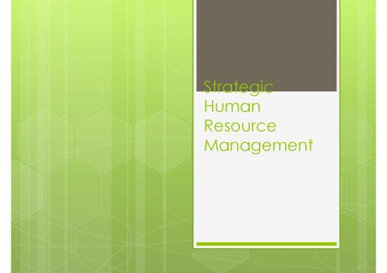 picture Human Resource Management Pdf 43819 | Strategic Human Resource Management  Lesson 1