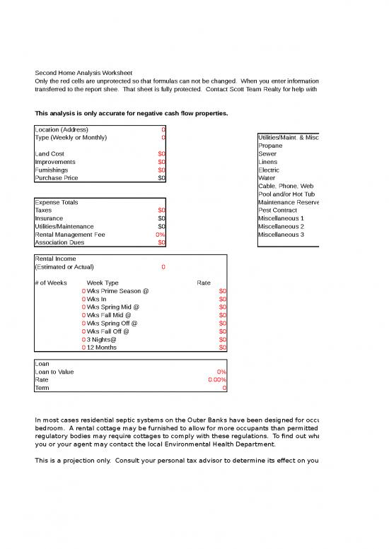 picture1_Excel Worksheet With Formulas 43156 | Vacation Rental Analysis Spreadsheet
