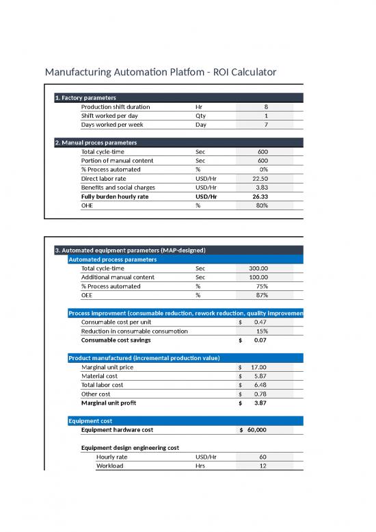 picture Roi Calculator Excel Template 43169 | Vention Roi Calculator