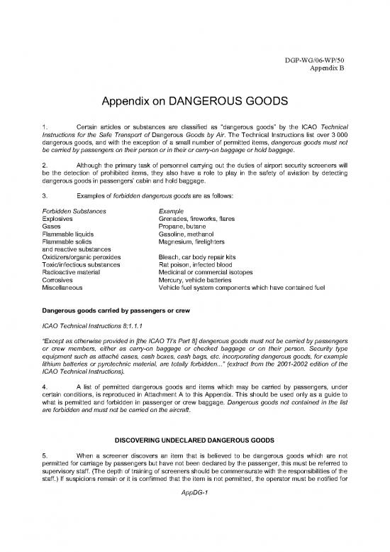 picture Dangerous Goods In Aviation Pdf 43639 | Wappb Item Download 2022-08-16 23-04-13