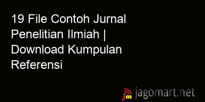picture 19 File Contoh Jurnal Penelitian Ilmiah | Download Kumpulan Referensi