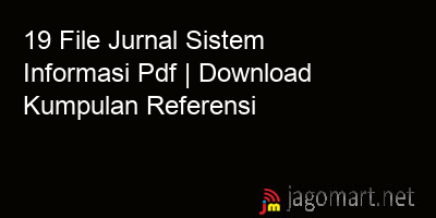 picture 19 File Jurnal Sistem Informasi Pdf | Download Kumpulan Referensi