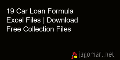 picture_19 Car Loan Formula Excel Files | Download Free Collection Files