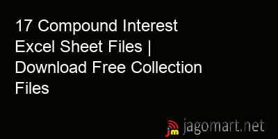 picture 17 Compound Interest Excel Sheet Files | Download Free Collection Files