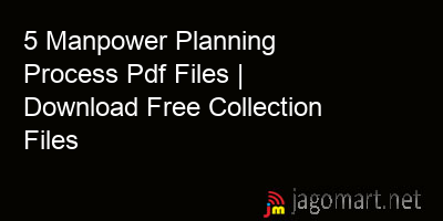 picture 5 Manpower Planning Process Pdf Files | Download Free Collection Files
