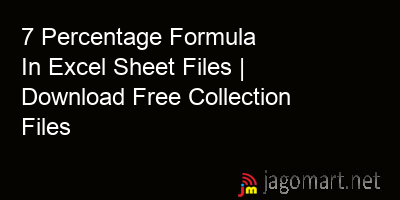 picture 7 Percentage Formula In Excel Sheet Files | Download Free Collection Files