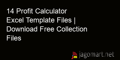 picture 14 Profit Calculator Excel Template Files | Download Free Collection Files