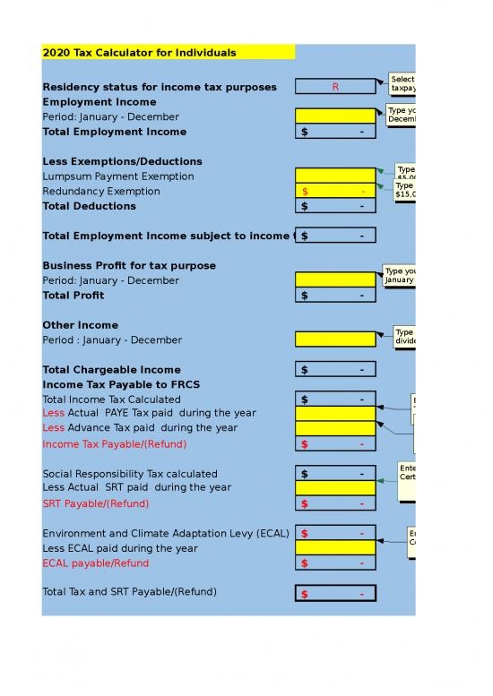 picture_Spreadsheet Calculator 46480 | 2020 Paye Calculator