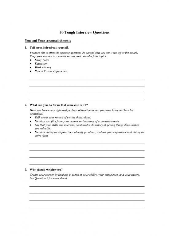 picture1_Education Pdf 45246 | 50 Tough Interview Questions