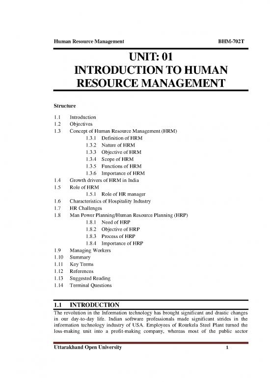 picture_Human Resource Management In Hospitality Industry Pdf 45621 | Bhm 702t