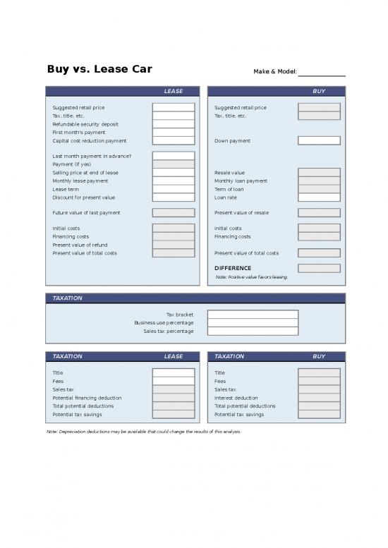 picture1_Present Value Excel Template 46523 | Buy Vs Lease Car Calculator