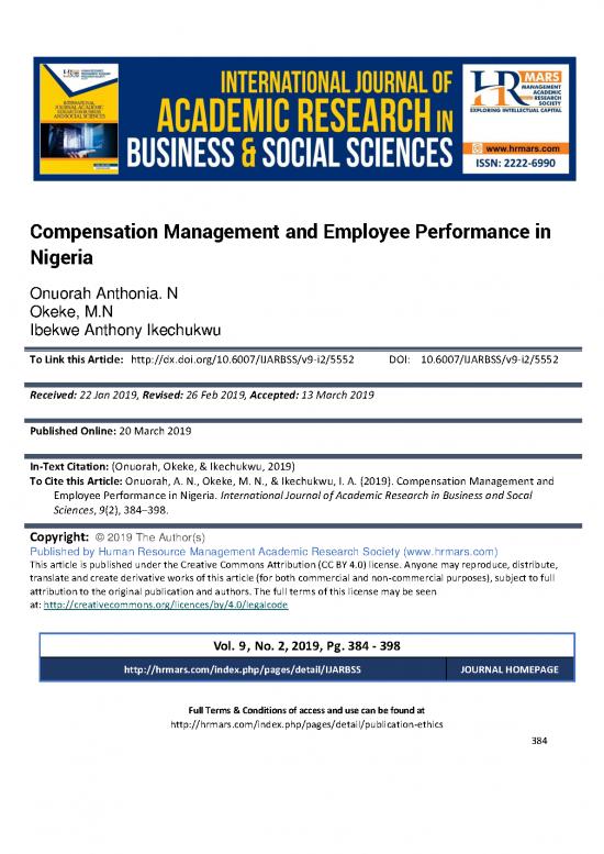 picture1_Research Pdf 44871 | Compensation Management And Employee Performance In Nigeria
