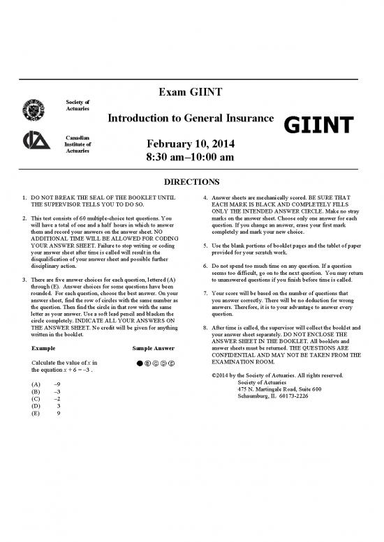 picture1_General Insurance Questions And Answers Pdf 44686 | Edu 2014 02 Giint Exam 562uir