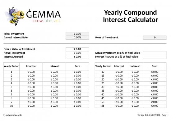 picture Spreadsheet Calculator 46197 | Gemma Compound Interest Calculator