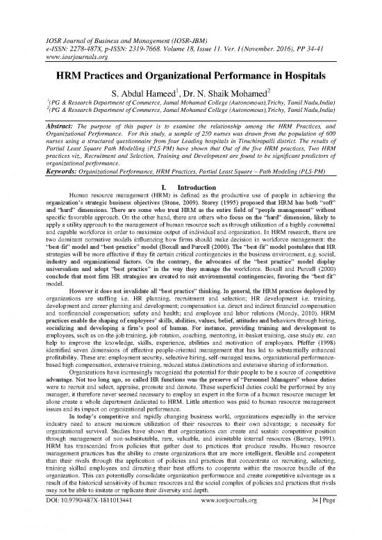 picture1_Commerce Pdf 45040 | Hrm Practices And Organizational Performance In Hospitals 58d97d