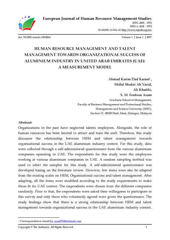 picture1_Journal Pdf 45655 | Human Resource Management And Talent Management   Ahmad Karim Dad Karam