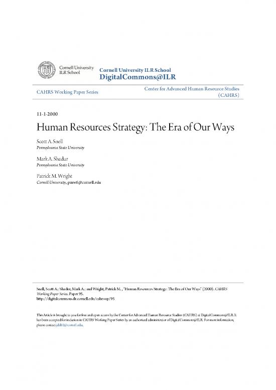 picture1_Human Resources Strategy The Era Of Our Ways