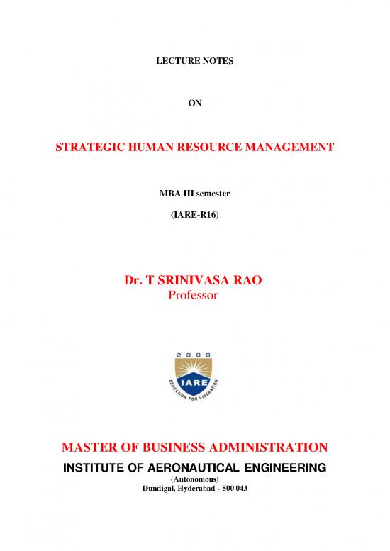 picture International Human Resource Management Notes 45343 | Iare Shrm Lecture Notes E3