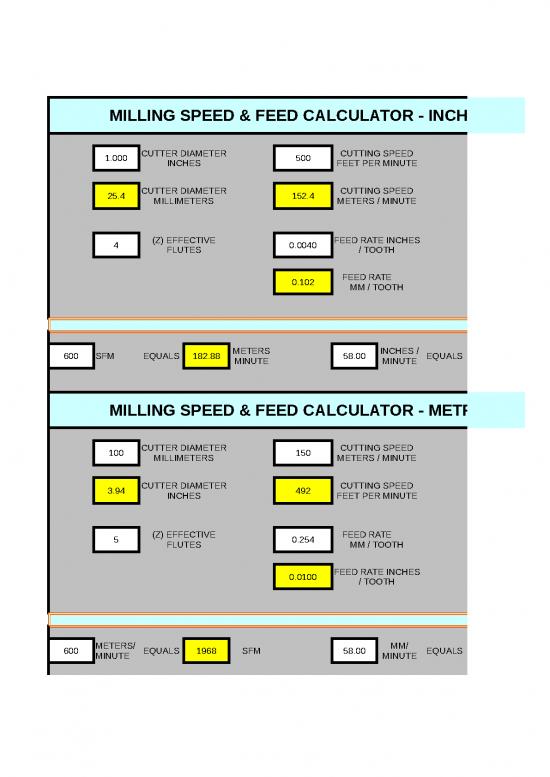 picture_Spreadsheet Calculator 46602 | Iscar Quick Calculator