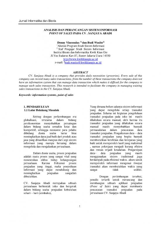 picture_Jurnal Sistem Informasi Pdf 45791 | Jurnal Penelitian Analisis Dan Perancangan Sistem Informasi Point Of Sales Pada C Sanjaya Abadi Revisi