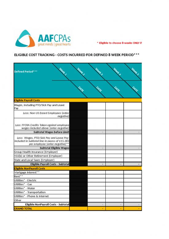 picture_Loan Tracking Spreadsheet Template 46336 | Loan Costs Tracking Spreadsheet Aafcpas Template 2020