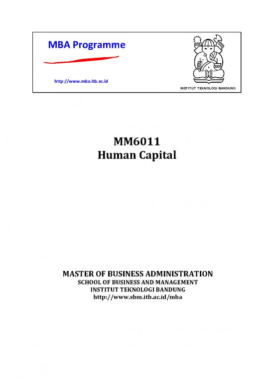 picture Sample Human Resource Plan For Business Pdf 45541 | Mm6011 Human Capital