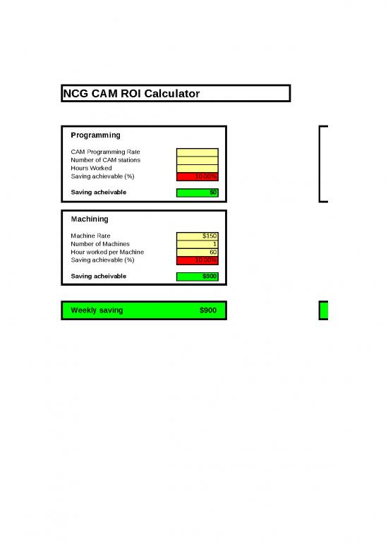 picture Spreadsheet Calculator 46377 | Ncg Cam Roi Calculator