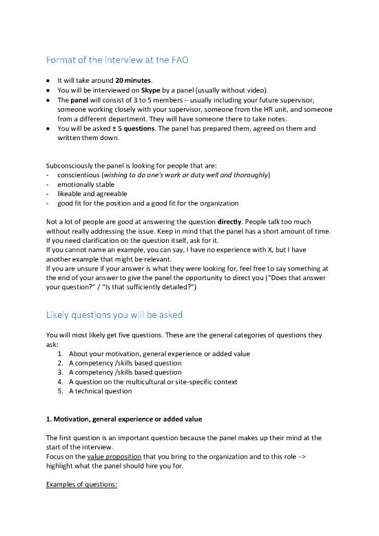 picture1_Notes On Un And Fao Interviews
