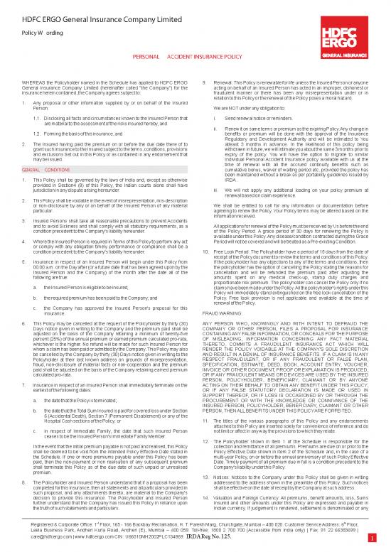 picture Thesis Proposal Sample Pdf 44397 | Personal Accident Insurance Policy Wording