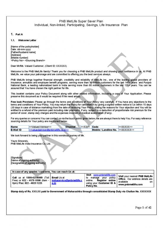 picture_Pnb Metlife Super Saver Plan Pdf 44656 | Pnb Metlife Super Saver Plan