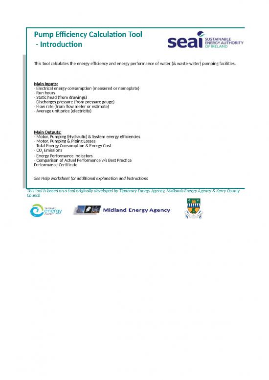 picture_Excel Spreadsheet Calculations 46595 | Pump Energy Efficiency Calculation Tool V7