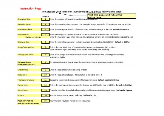 picture Spreadsheet Calculator 46383 | Roi Calculation   Sheet And Web Cleaning  1