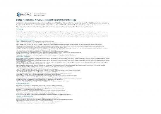 picture1_State Medicaid Fee For Service Inpatient Hospital Payment Policies