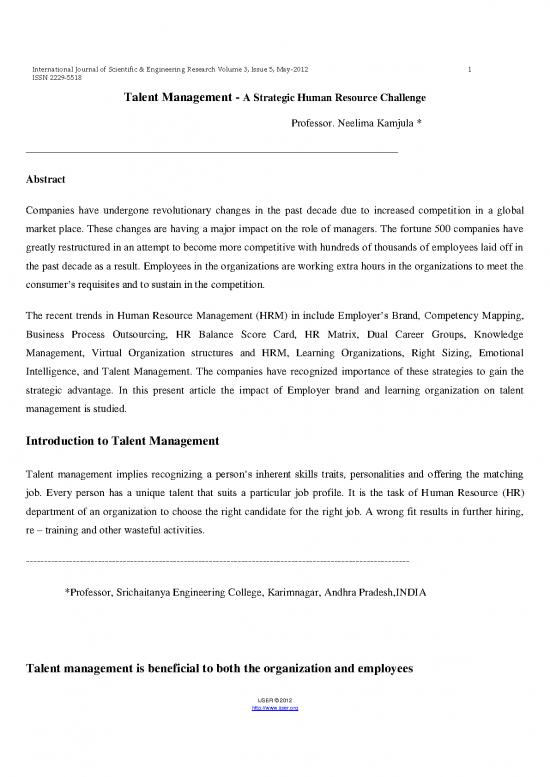 picture1_Research Pdf 45384 | Talent Management A Strategic Human Resource Challenge