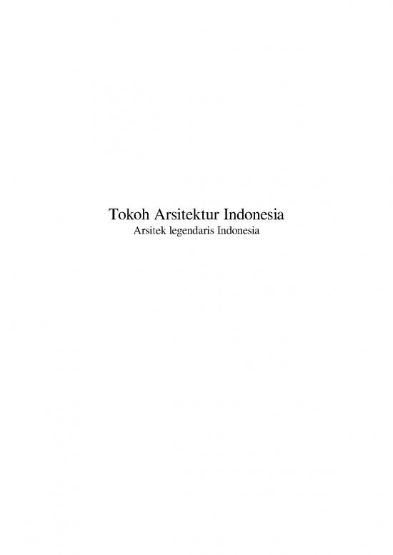 picture_Pendidikan Pdf 45688 | Tokoh Arsitektur Indonesia