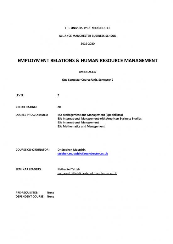 picture1_The Environment Pdf 44847 | University Of Manchester  Employment Relations And Human Resources Management (bmgt)