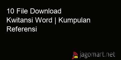 picture 10 File Tentang Download Kwitansi Word