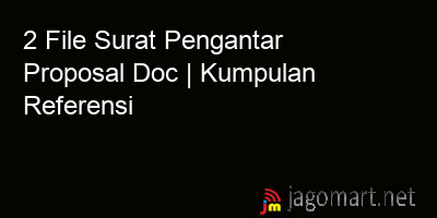 picture 2 File Tentang Surat Pengantar Proposal Doc
