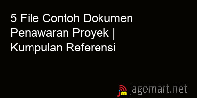 picture 5 File Tentang Contoh Dokumen Penawaran Proyek