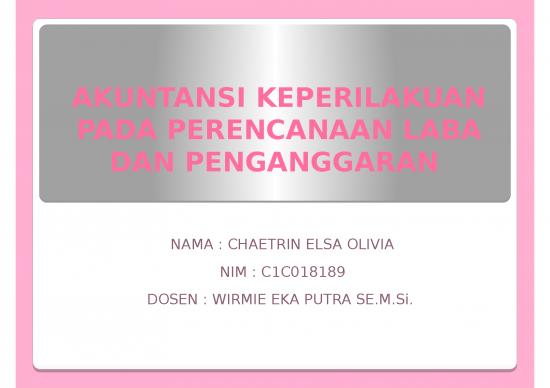picture Power Point Manajemen 4820 | Akuntansi Keperilakuan Pada Perencanaan Laba Dan Penganggaran