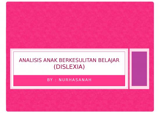 picture Contoh Pendahuluan Jurnal 4830 | Dislexia - Analisis Anak Berkesulitan Belajar