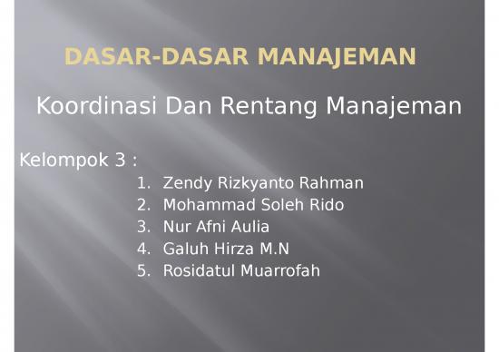 picture_Power Point Manajemen 4839 | Dasar Manajemen - Koordinasi Dan Rentang Manajeman