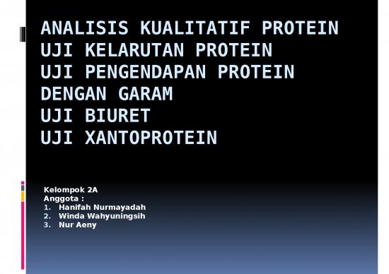 picture Contoh Hasil Percobaan 4873 | Uji Kualitatif Protein - Analisis Kualitatif - Uji Kelarutan - Uji Pengendapan Dengan Garam - Uji Biuret - Uji Xantoprotein