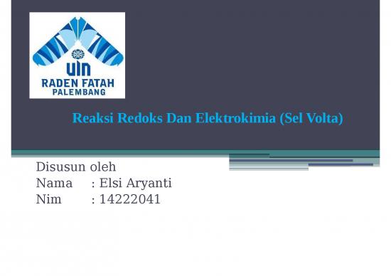 picture Sel Volta - Reaksi Redoks Dan Elektrokimia