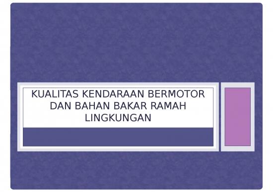 picture Contoh Power Point Skripsi 4891 | Kualitas Kendaraan Bermotor Dan Bahan Bakar Ramah Lingkungan