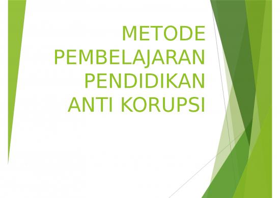 picture_Presentasi Usaha Ppt 4909 | Metode Pembelajaran Pendidikan Anti Korupsi