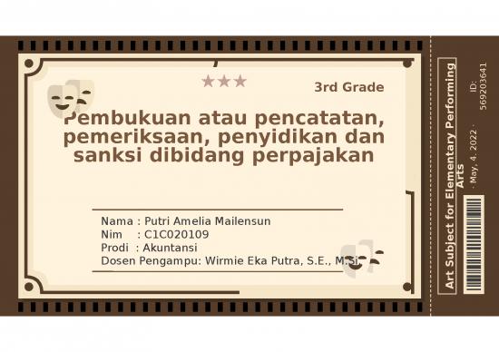 picture_Presentasi Usaha Ppt 4933 | Perpajakan - Pembukuan Atau Pencatatan Pemeriksaan Penyidikan Dan Sanksi Dibidang Perpajakan